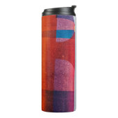 Bouteilles Isothermes textile blanc et rouge (Tourné sur la gauche)