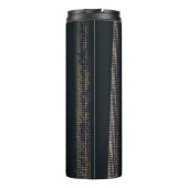 Bouteilles Isothermes textile noir et gris (Dos)