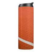 Bouteilles Isothermes textile orange et blanc (Tourné sur la gauche)