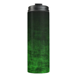 Bouteilles Isothermes Texture à dégradé noir et vert émeraude