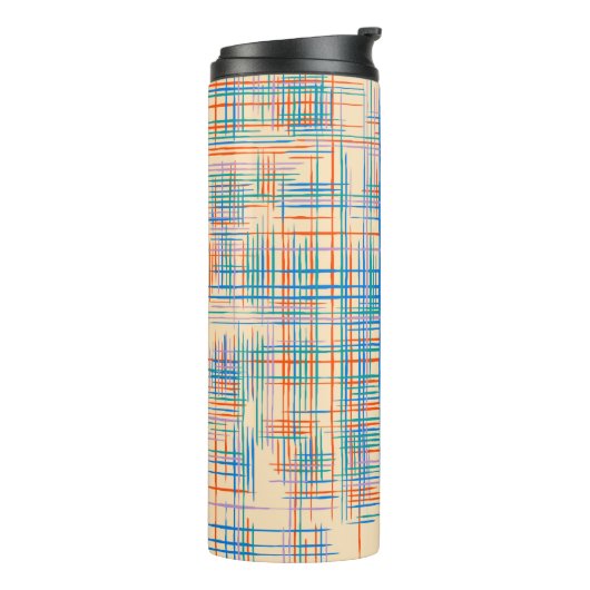 Bouteilles Isothermes Texture Abstraite avec bandes de croisement. Pat m (Tourné sur la gauche)