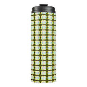 Bouteilles Isothermes texture abstraite, coloré en vichy motif, moderne