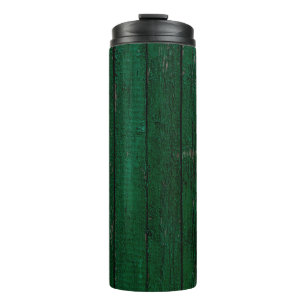 Bouteilles Isothermes Texture and background old wood painted green pain