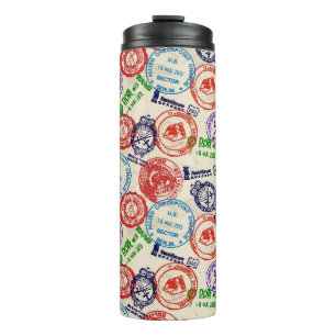 Bouteilles Isothermes Texture avec de vrais timbres.