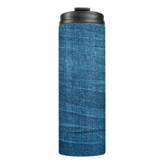 Bouteilles Isothermes Texture bleu denim, texture bluejeans (Devant)