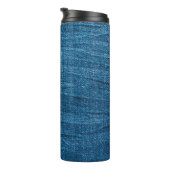 Bouteilles Isothermes Texture bleu denim, texture bluejeans (Tourné sur la droite)