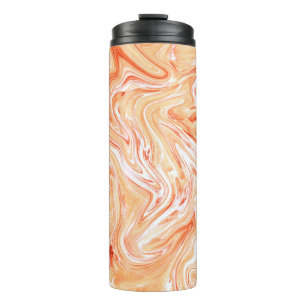 Bouteilles Isothermes Texture colorée de peinture liquide ondulée
