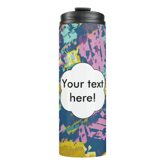 Bouteilles Isothermes texture de 3 couleurs (Devant)