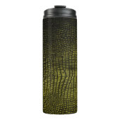 Bouteilles Isothermes Texture de crocodile foncé de luxe (Devant)