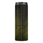 Bouteilles Isothermes Texture de crocodile foncé de luxe (Dos)