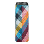 Bouteilles Isothermes Texture de fermeture de tissu, tissage de style th (Dos)