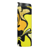 Bouteilles Isothermes Texture de marbre doré de luxe (Tourné sur la droite)