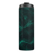 Bouteilles Isothermes texture de marbre vert foncé (Devant)