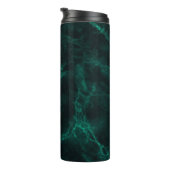 Bouteilles Isothermes texture de marbre vert foncé (Tourné sur la droite)