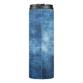 Bouteilles Isothermes Texture des jeans en denim bleu (Dos)