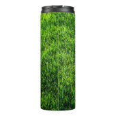Bouteilles Isothermes Texture d'herbe verte d'un terrain de football (Dos)