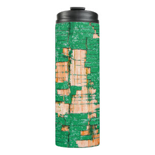 Bouteilles Isothermes Texture d'une vieille clôture en bois avec peintur