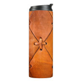 Bouteilles Isothermes Texture en cuir. (Tourné sur la gauche)