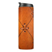 Bouteilles Isothermes Texture en cuir. (Tourné sur la droite)