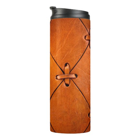 Bouteilles Isothermes Texture en cuir. (Tourné sur la droite)