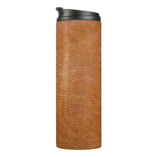 Bouteilles Isothermes Texture en cuir antique, TANcuir, texture, dos (Tourné sur la droite)