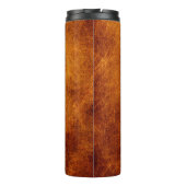 Bouteilles Isothermes texture en cuir Brown (Dos)