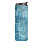 Bouteilles Isothermes Texture en jean bleu (Tourné sur la gauche)