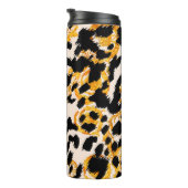 Bouteilles Isothermes Texture léopard avec motif baroque or (Tourné sur la droite)