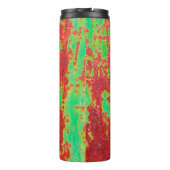 Bouteilles Isothermes Texture métallique avec égratignures et fissures e (Dos)