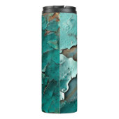 Bouteilles Isothermes Texture métallique avec rayures et craquelures abs (Dos)