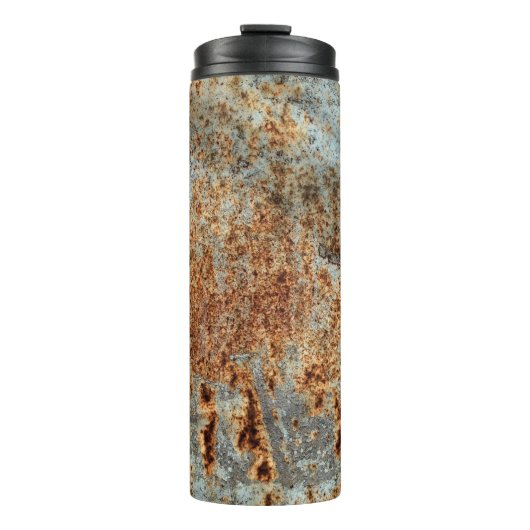 Bouteilles Isothermes Texture métallique avec rayures et fissures. VINTA (Devant)