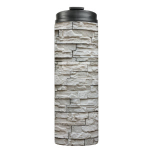 Bouteilles Isothermes texture motif de mur de briques blanches