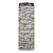 Bouteilles Isothermes texture motif de mur de briques blanches (Dos)