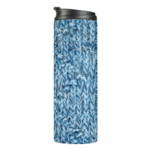 Bouteilles Isothermes texture motif tricotée