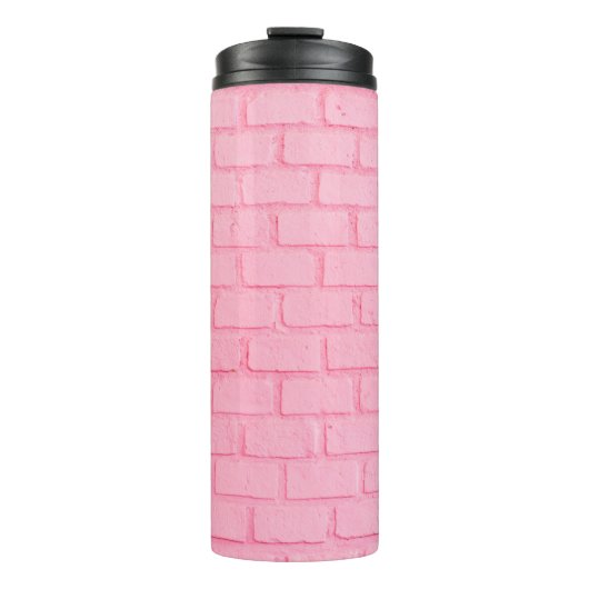 Bouteilles Isothermes Texture murale arrière - plan en brique rose paste (Devant)
