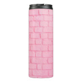 Bouteilles Isothermes Texture murale arrière - plan en brique rose paste (Dos)