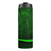 Bouteilles Isothermes texture pierre de malachite verte (Devant)