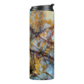 Bouteilles Isothermes texture unique de pierre naturelle - marbre, onyx, (Tourné sur la gauche)