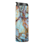 Bouteilles Isothermes texture unique de pierre naturelle - marbre, onyx, (Tourné sur la droite)