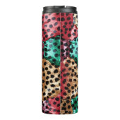 Bouteilles Isothermes Textured Diagonal Animal Print Swirl (Dos)