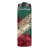 Bouteilles Isothermes Textured Patchwork Animal Print Pattern (Devant)
