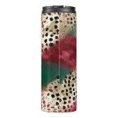 Bouteilles Isothermes Textured Patchwork Animal Print Pattern (Dos)