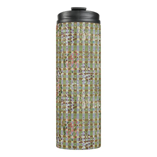 Bouteilles Isothermes Textured Pointillism Grid Pattern Artwork (Devant)