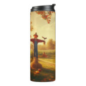 Bouteilles Isothermes Thanksgiving/Automne/Automne/Automne sur la ferme (Tourné sur la gauche)