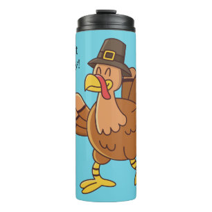 Bouteilles Isothermes Thanksgiving Turkey custom name tumbler