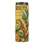 Bouteilles Isothermes Thé curcuma Design IA art (Dos)