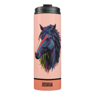 Bouteilles Isothermes Thème Cheval Tan pour les passionnés d'équitation