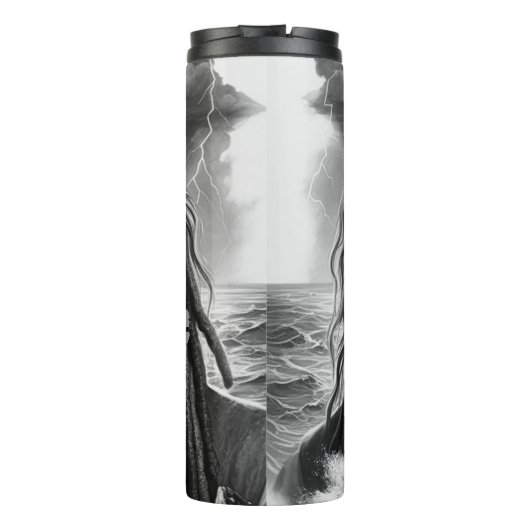 Bouteilles Isothermes Thermal mug with street art design (Dos)