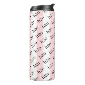 Bouteilles Isothermes Thermal Tumbler Baby Pink & White Stripe H2o (Tourné sur la gauche)