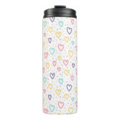 Bouteilles Isothermes Thermal Tumbler Colorful Hearts (Devant)